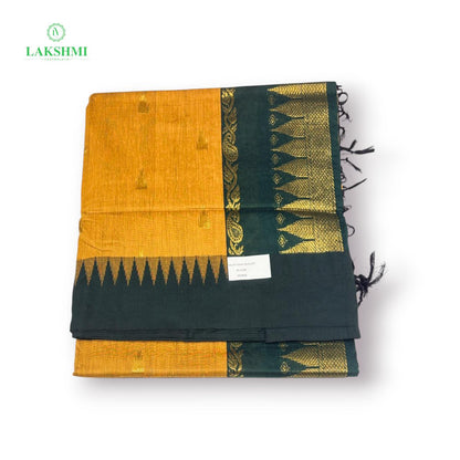 Kalyani Cotton Tower Butta Grand Thalappu – 6 Yards Saree - 260808