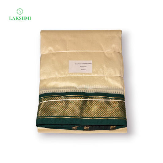 Shankara Silk 9 × 5 11-Kan Mayil Kann Dhothi - 260907