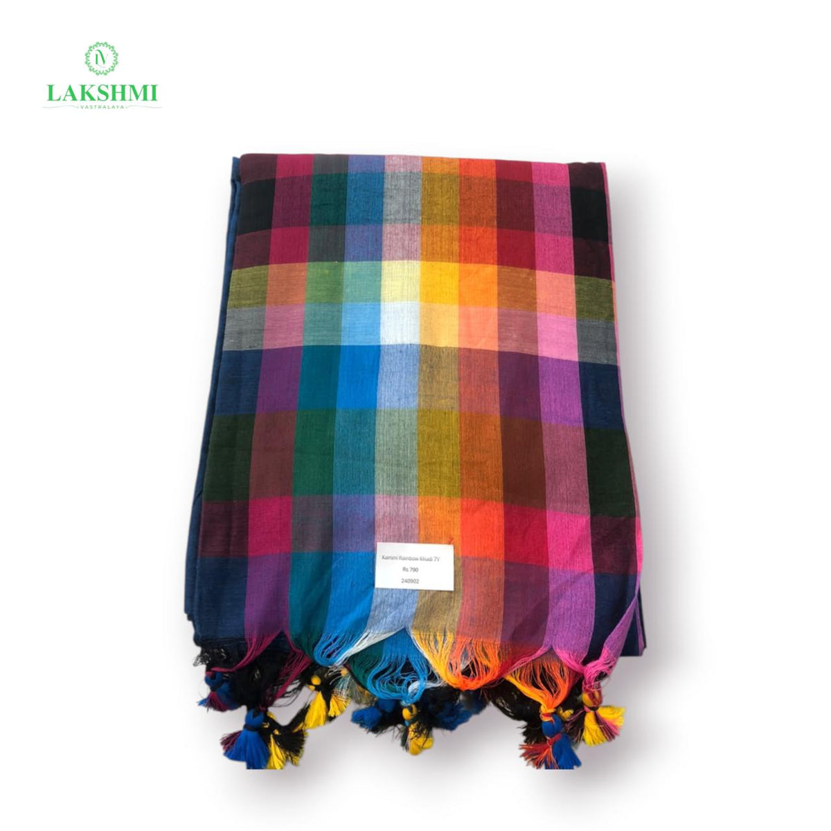 Kamini Rainbow 7Y Mul Khadi Cotton - 240902