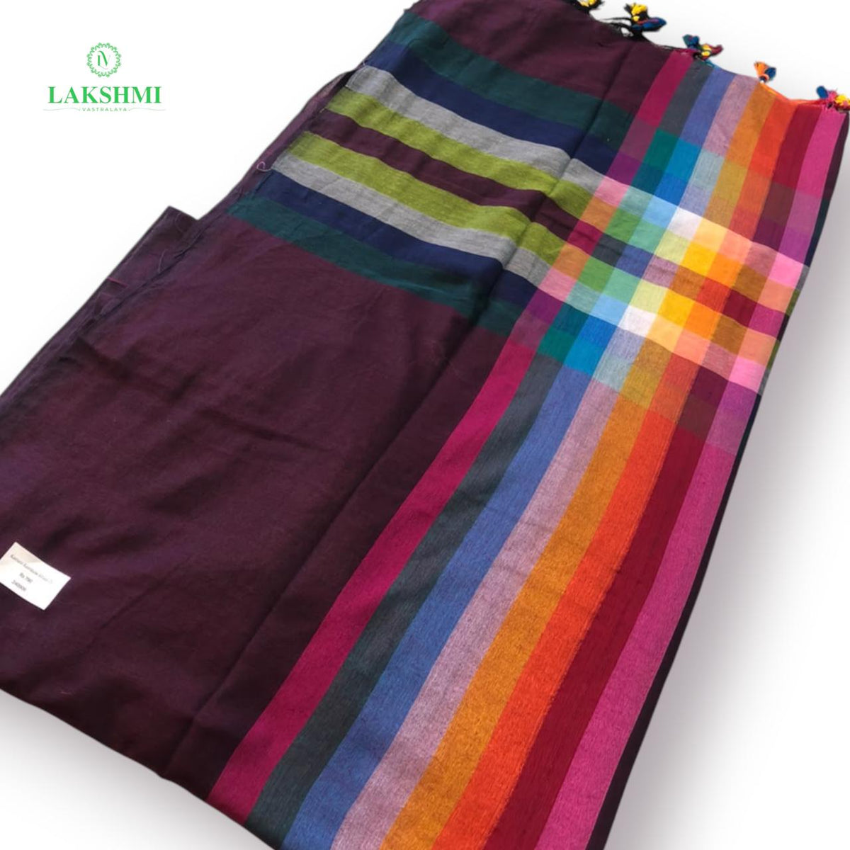 Kamini Rainbow 7Y Mul Khadi Cotton - 240906