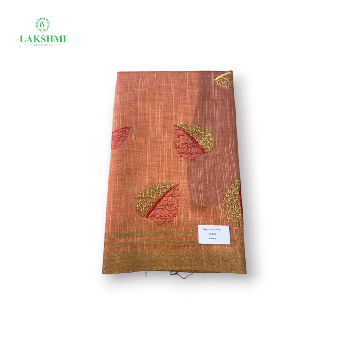 Mythili Slub Cotton 6Y – Embroidery Work - 240906
