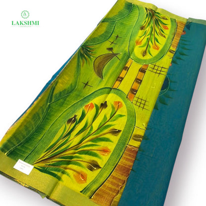 Niranjana Slub Cotton 6Y – Hand-Painted - 240911