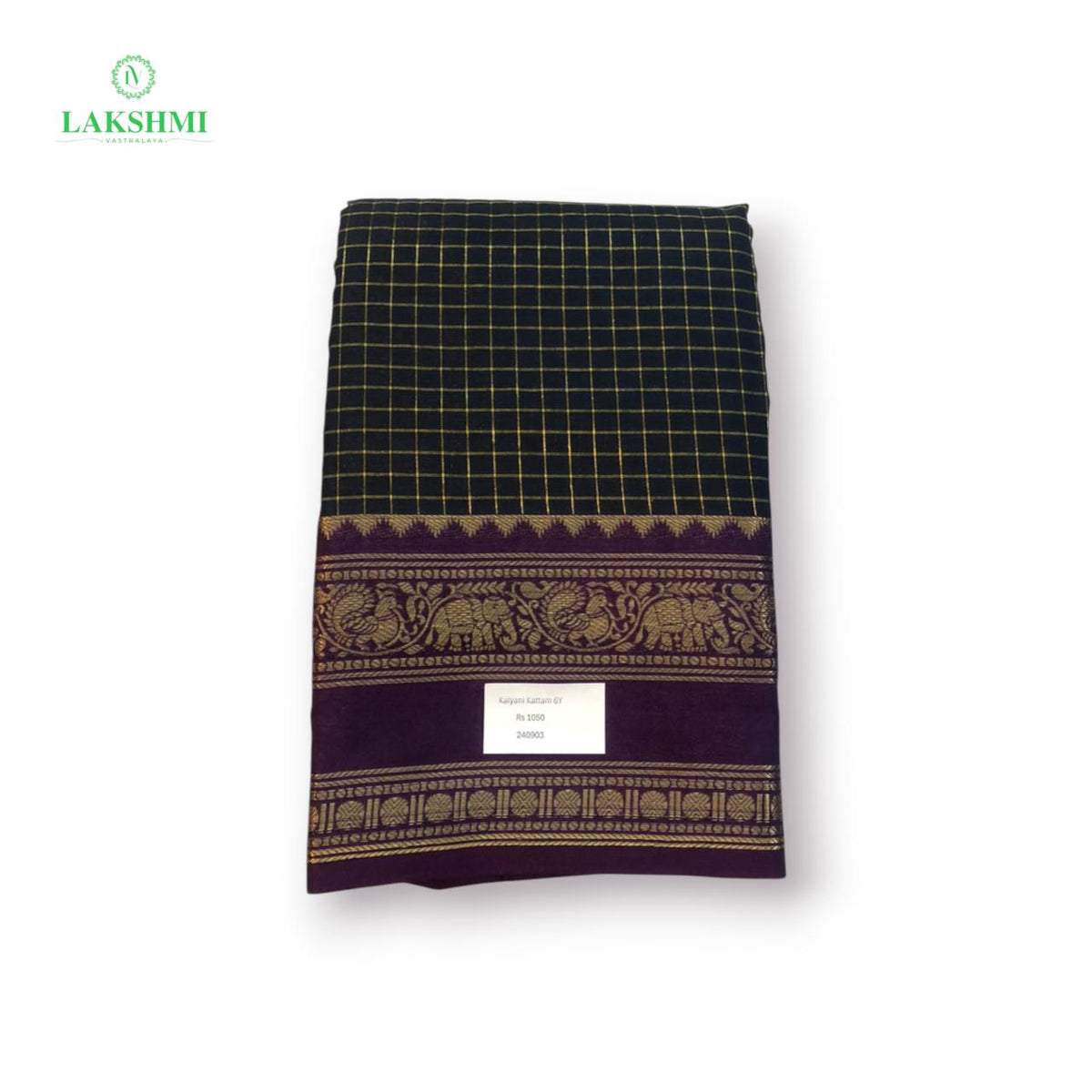 Kalyani Cotton Kattam 6 Yards - 240903