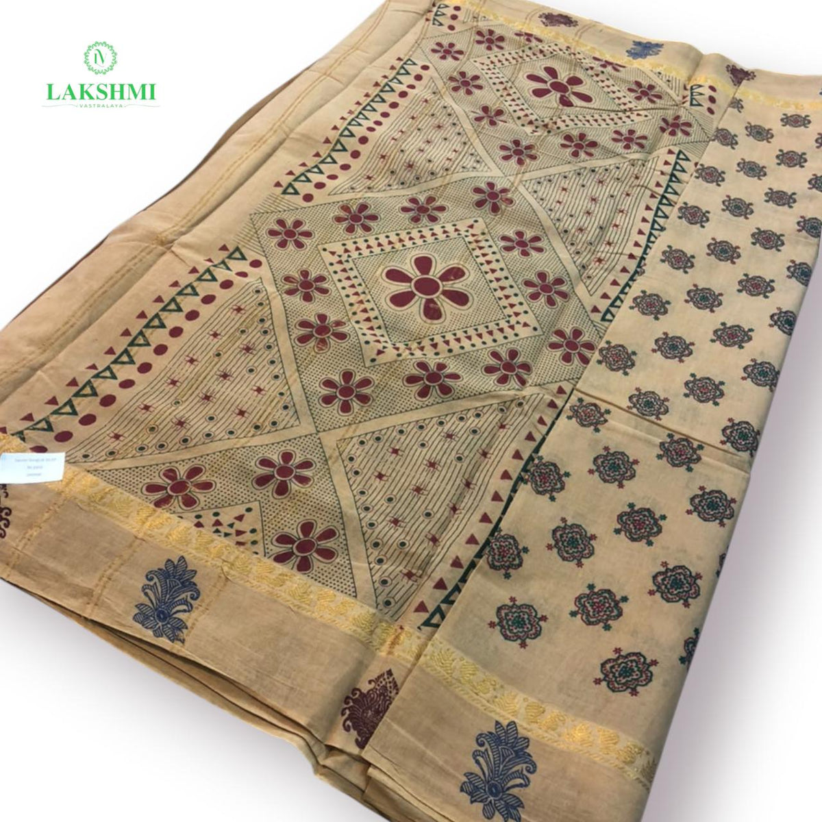 Jayasree Sungudi Ekandam with Upper Zari – 10.5 Yards - 260906