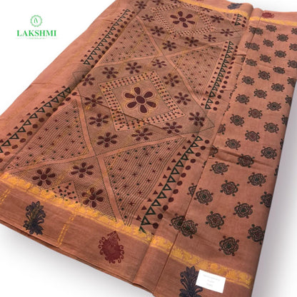 Jayasree Sungudi Ekandam with Upper Zari – 10.5 Yards - 260903