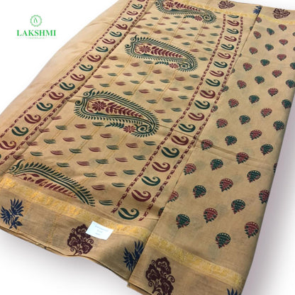 Jayasree Sungudi Ekandam with Upper Zari – 10.5 Yards - 260907
