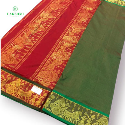 Hemavati 10 Yards Vairoosi Semi Silk - 180907
