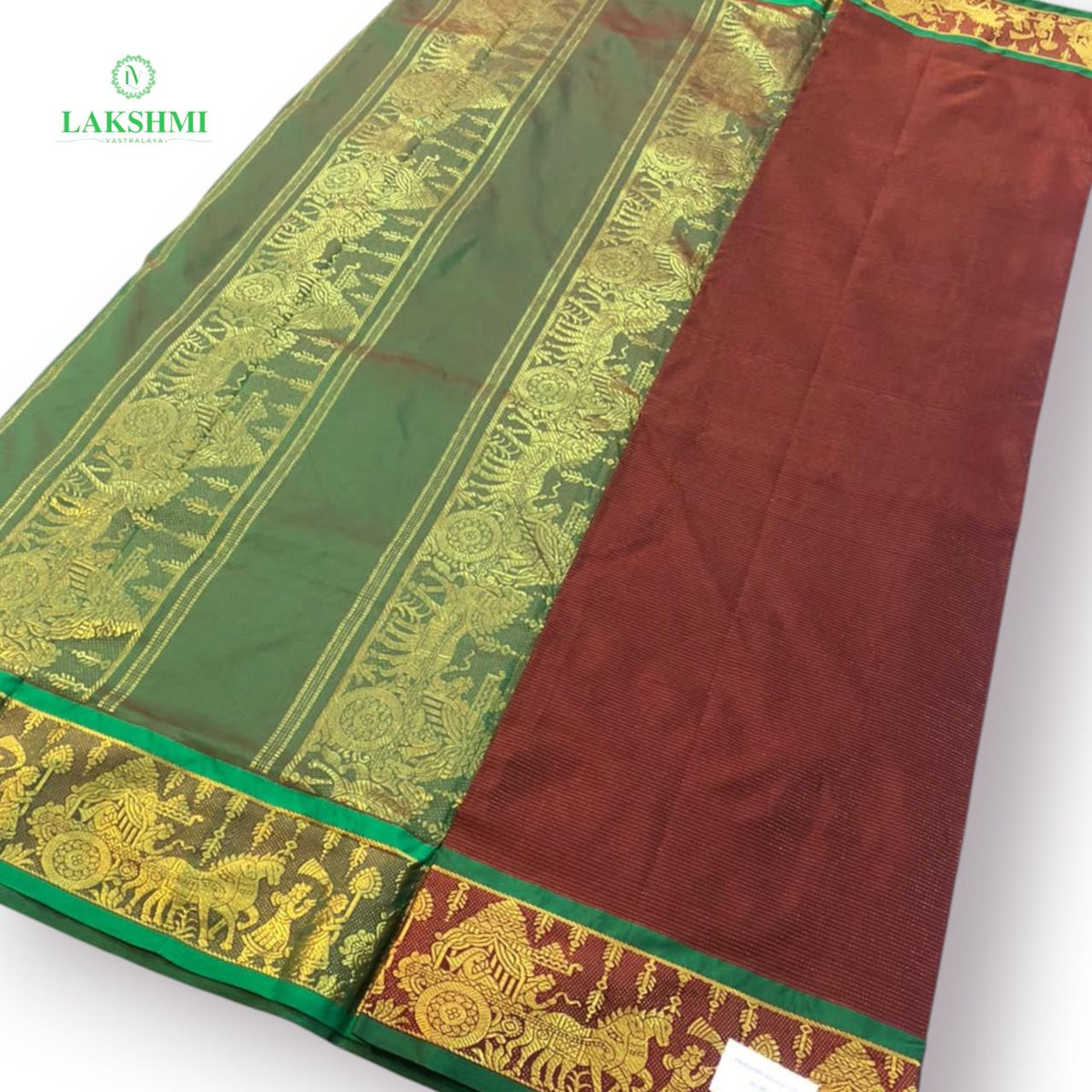 Hemavati 10 Yards Vairoosi Semi Silk - 180904