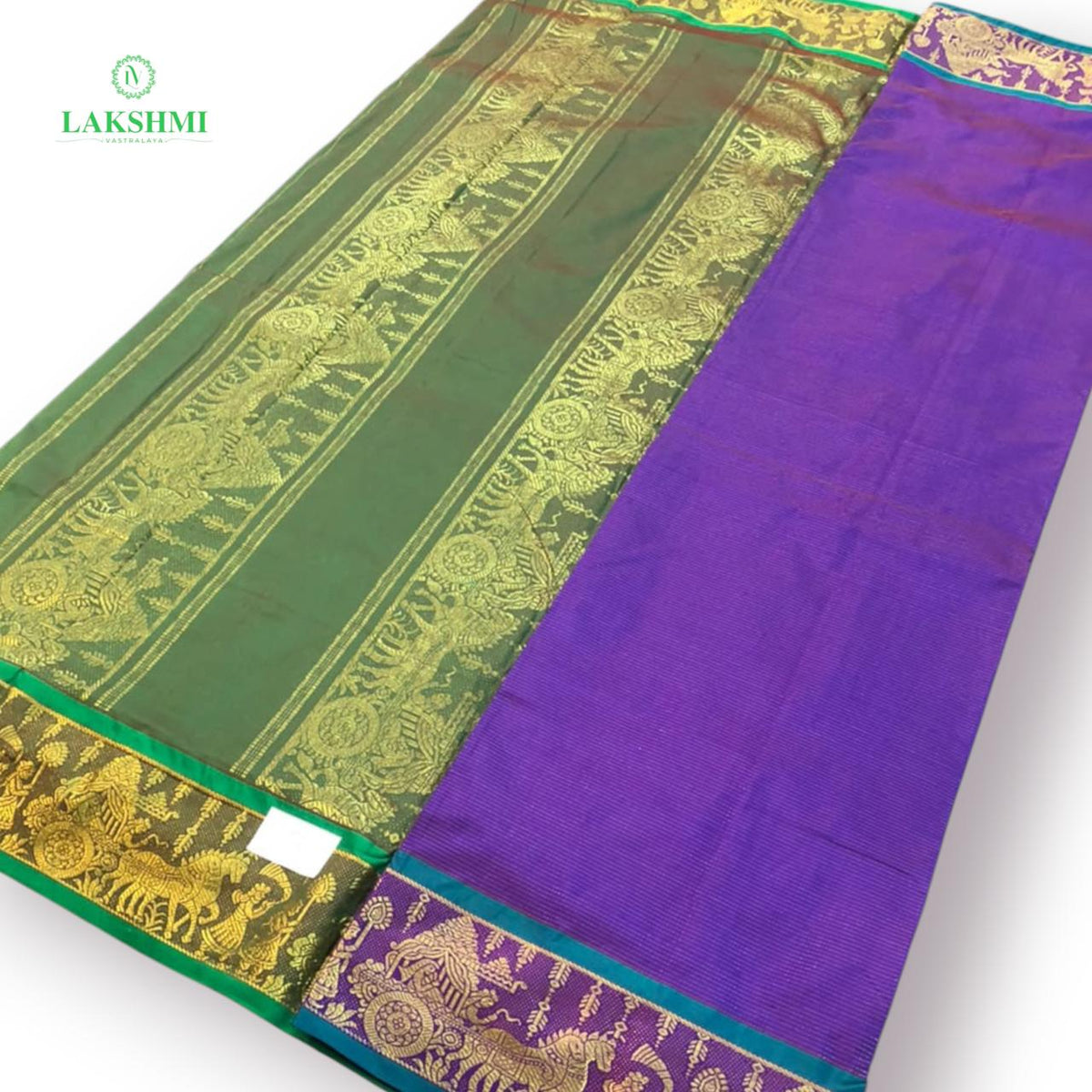 Hemavati 10 Yards Vairoosi Semi Silk - 180903