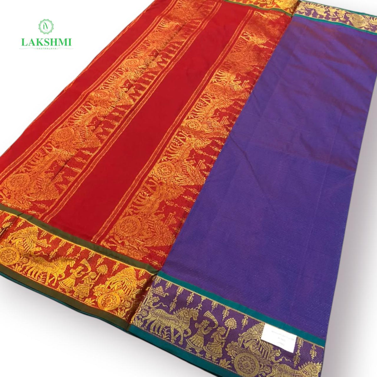 Hemavati 10 Yards Vairoosi Semi Silk - 180902