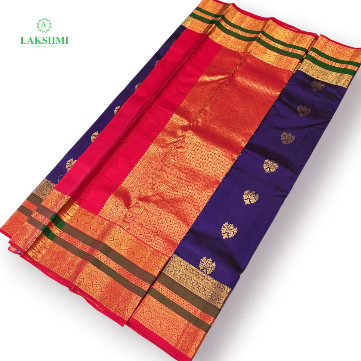 Chandralekha – Pure Kanchipuram Silk 6Y Saree