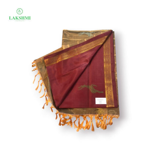 Vairagi Vazhanar Small Border with Butta 7 Yards - 061006