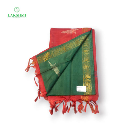 Vairagi Vazhanar Small Border with Butta 7 Yards - 061004
