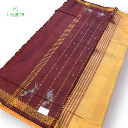 Vairagi Vazhanar Small Border with Butta 7 Yards - 061011