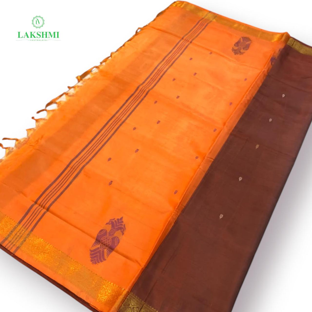 Vairagi Vazhanar Small Border with Butta 7 Yards - 061012