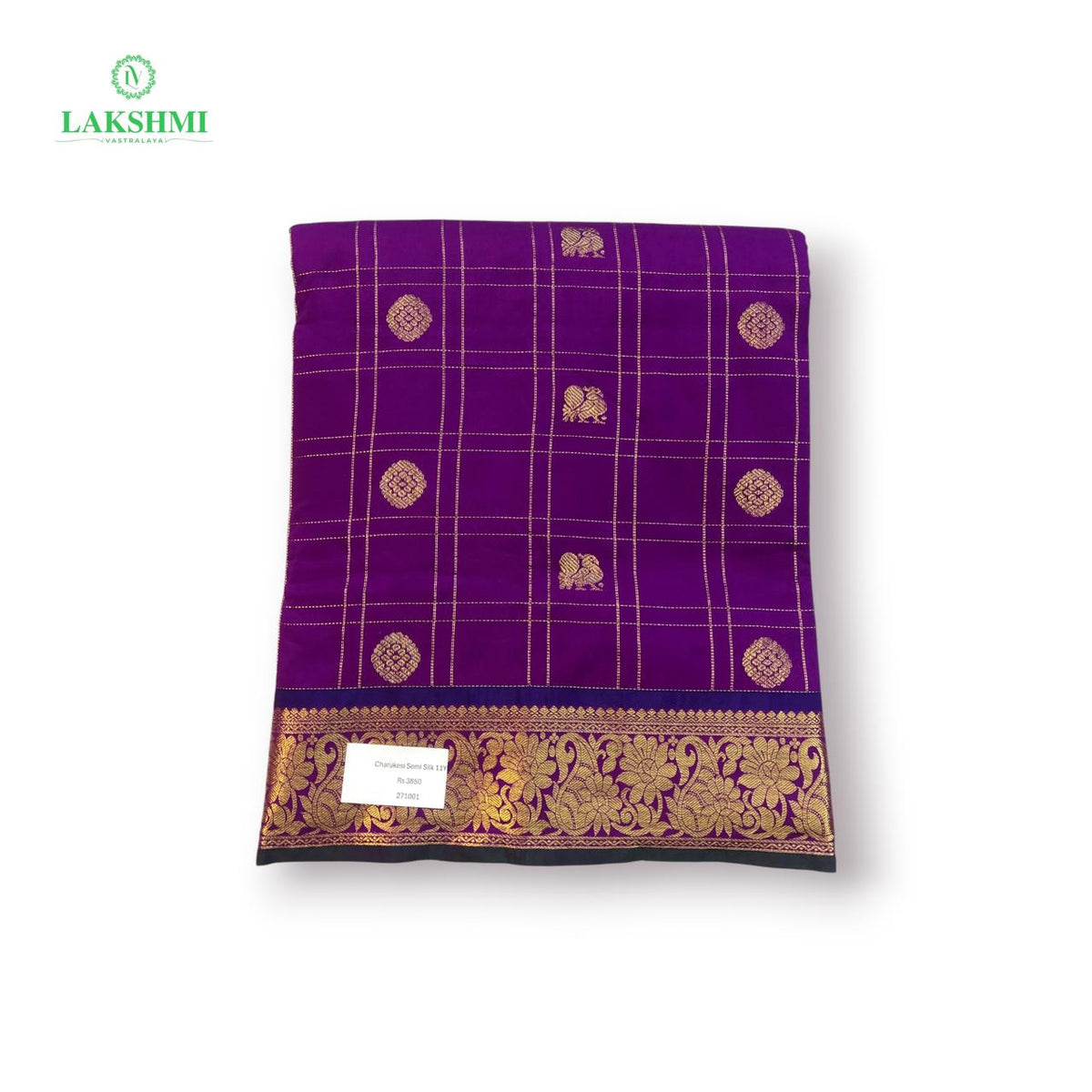 Charukesi Semi Silk 11+ Yards - 271001