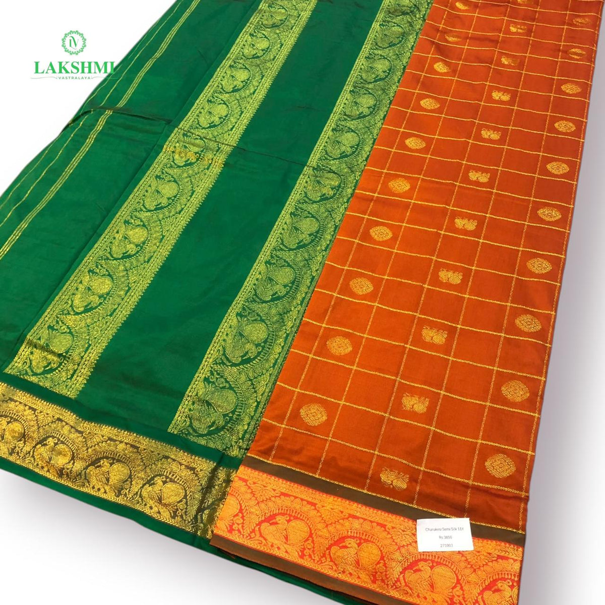 Charukesi Semi Silk 11+ Yards - 271003