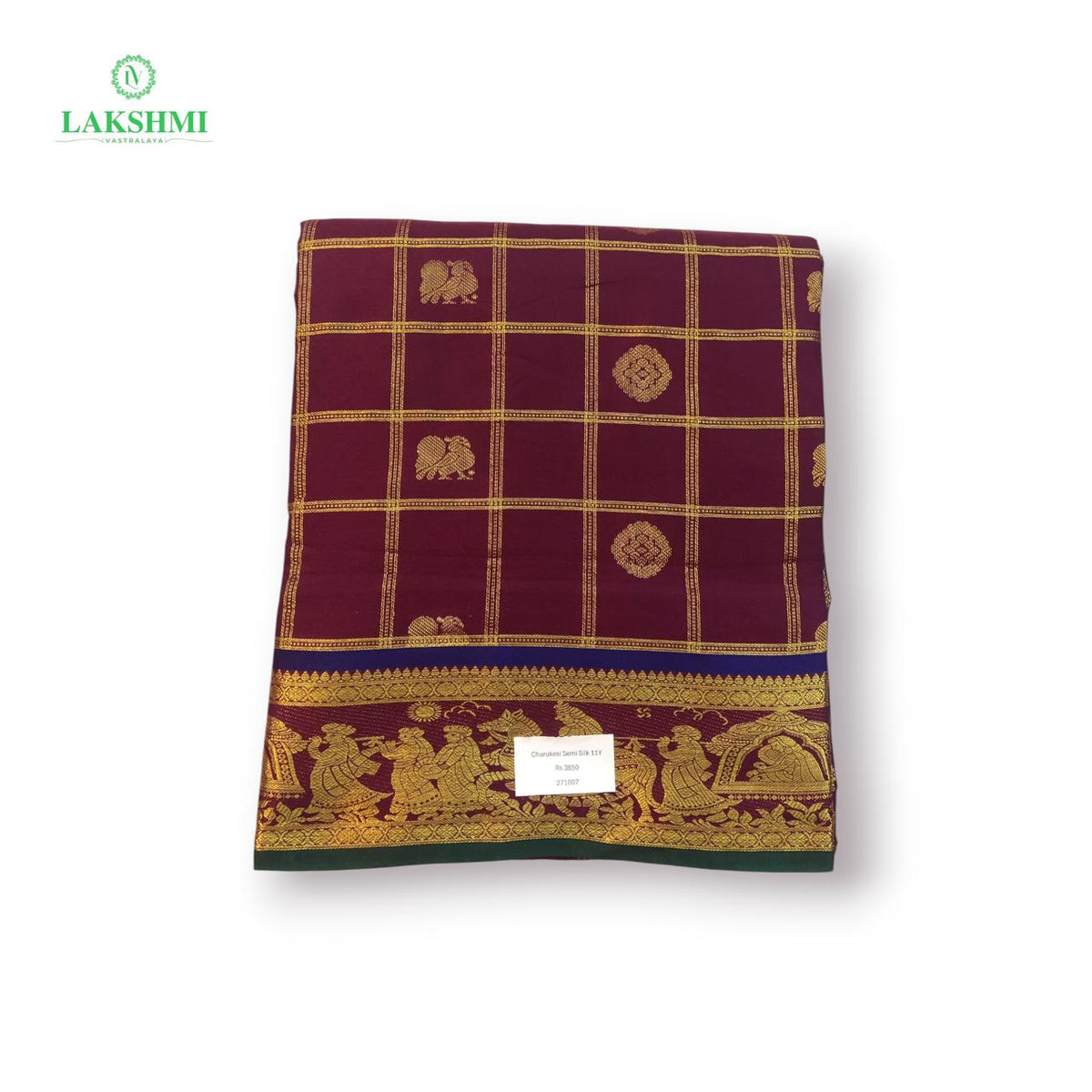 Charukesi Semi Silk 11+ Yards - 271007