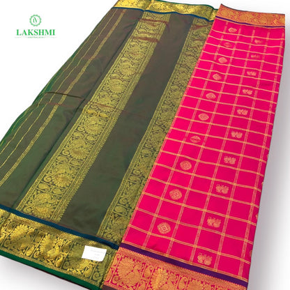 Charukesi Semi Silk 11+ Yards - 271013