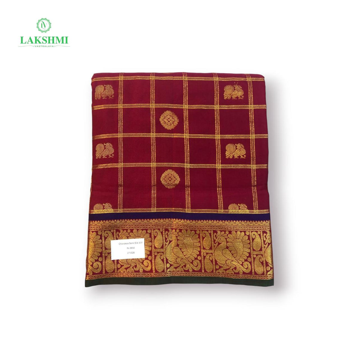 Charukesi Semi Silk 11+ Yards - 271026