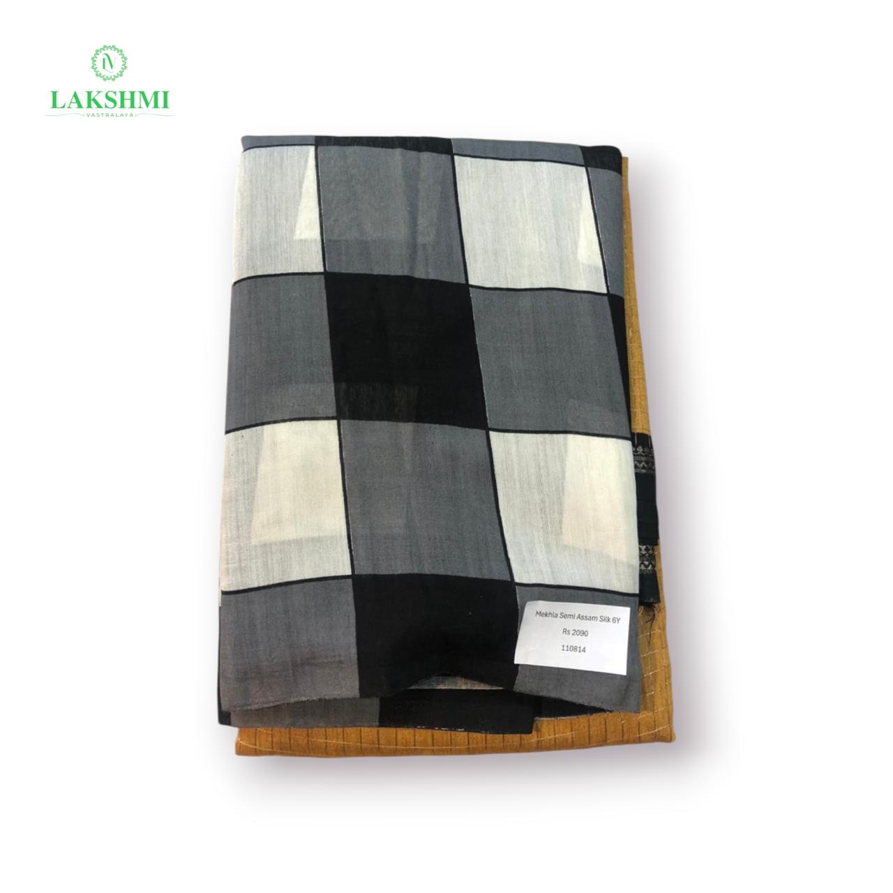 Mekhala – Semi Assam Silk Saree | 6 Yards 110814