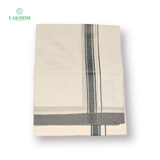 Double Vezhti Cotton bleached with colour border