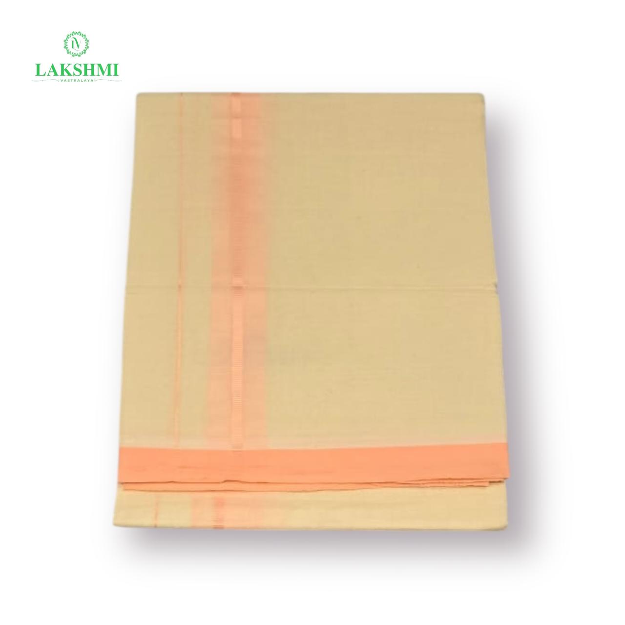 Double Vezhti Cotton unbleached with colour border