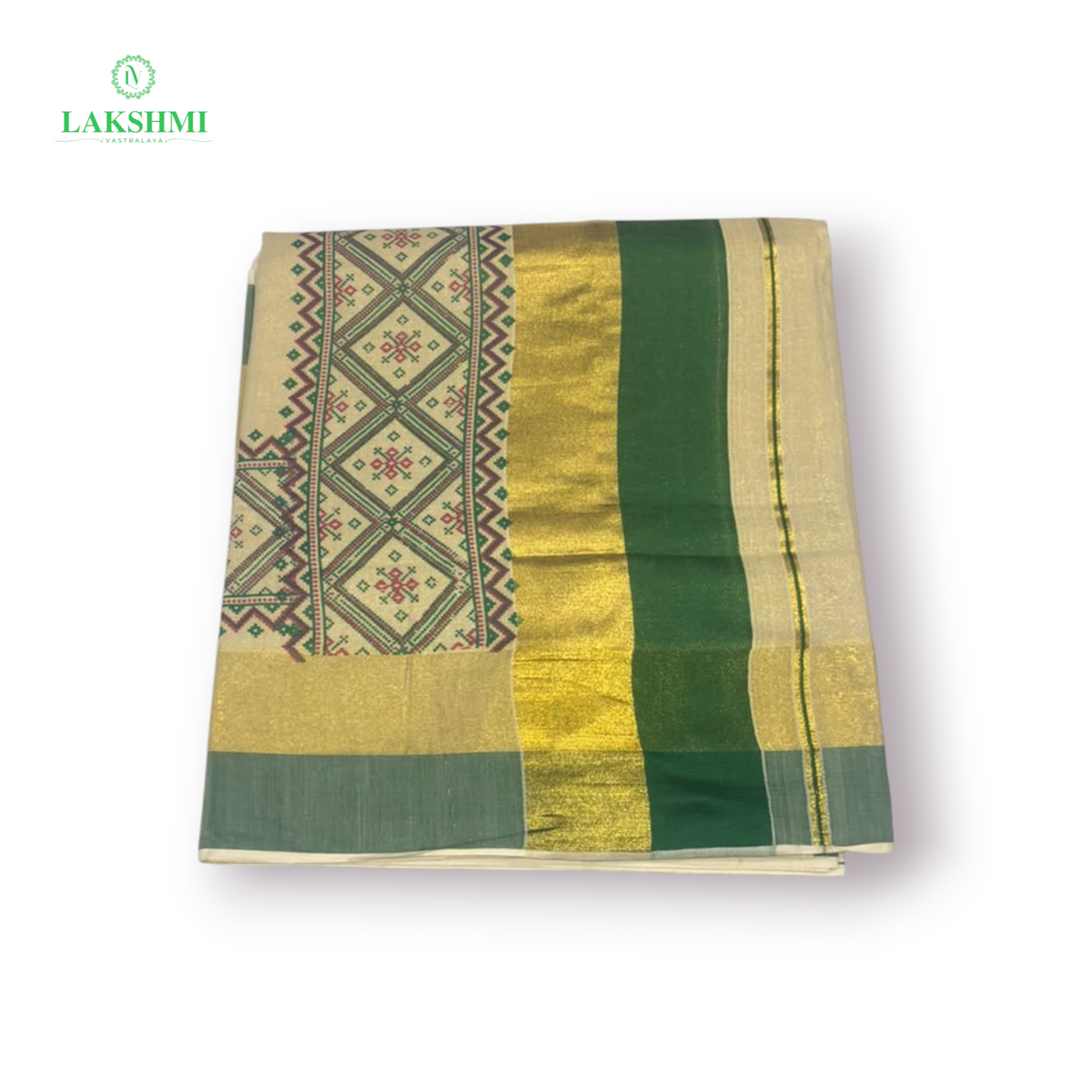 Pashmina - Kerala Tissue Pasmina Design 6Y