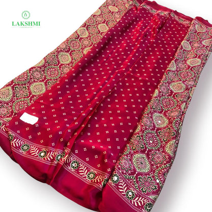 Aina – Semi Modal 6 Yards Saree 110809