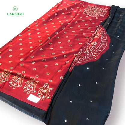 Aina – Semi Modal 6 Yards Saree 110801