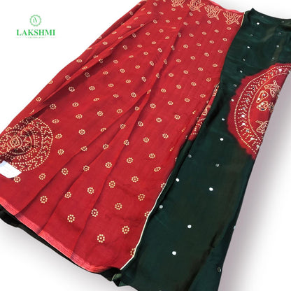 Aina – Semi Modal 6 Yards Saree 110807