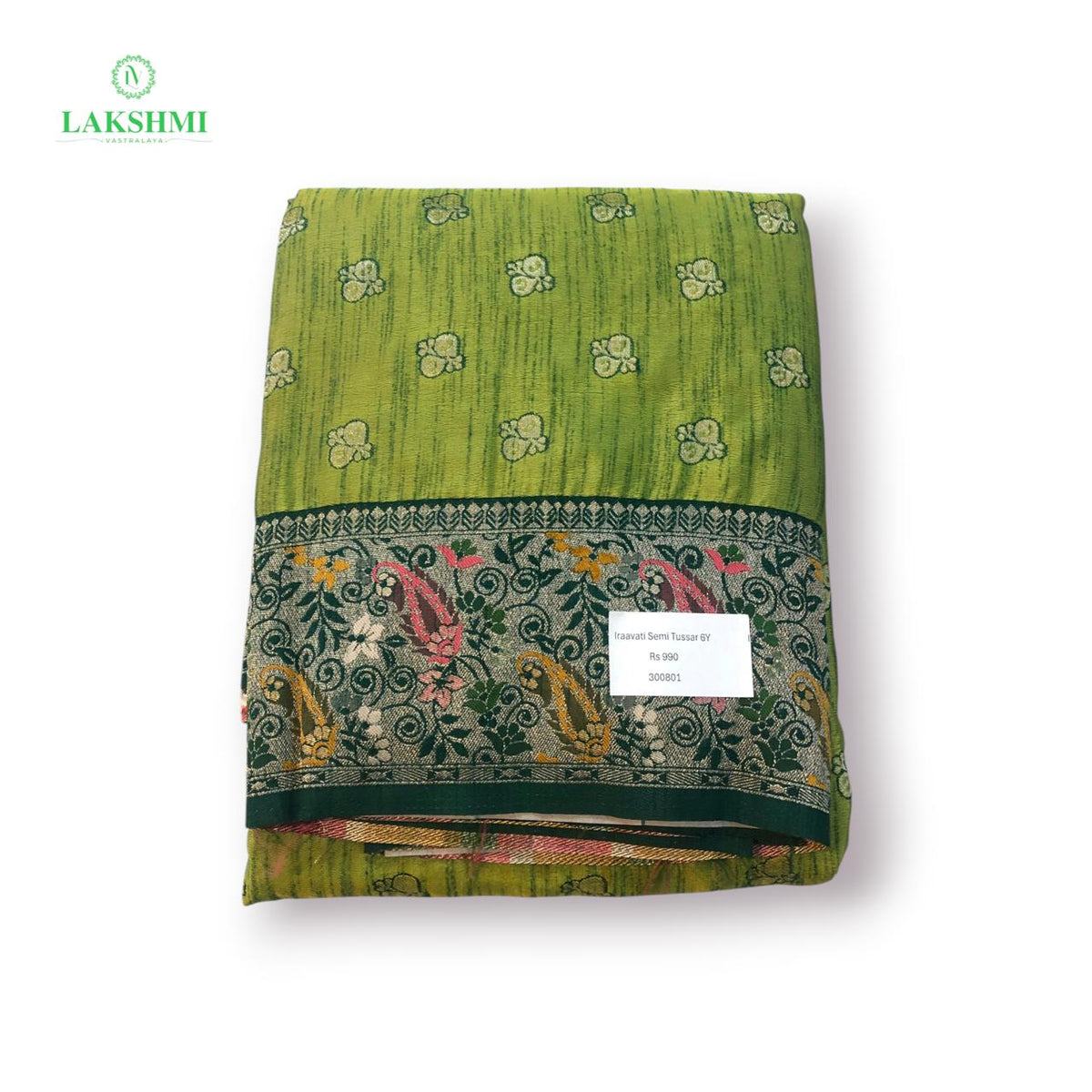 Iraavati – Semi Tussar with Thread Work 6 Yards 300801