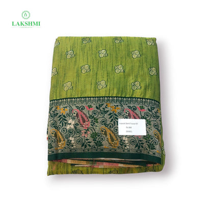 Iraavati – Semi Tussar with Thread Work 6 Yards 300801