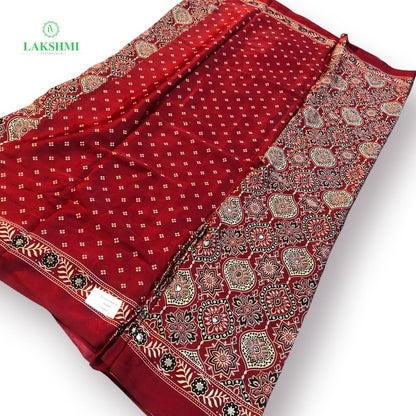 Aina – Semi Modal 6 Yards Saree 110813