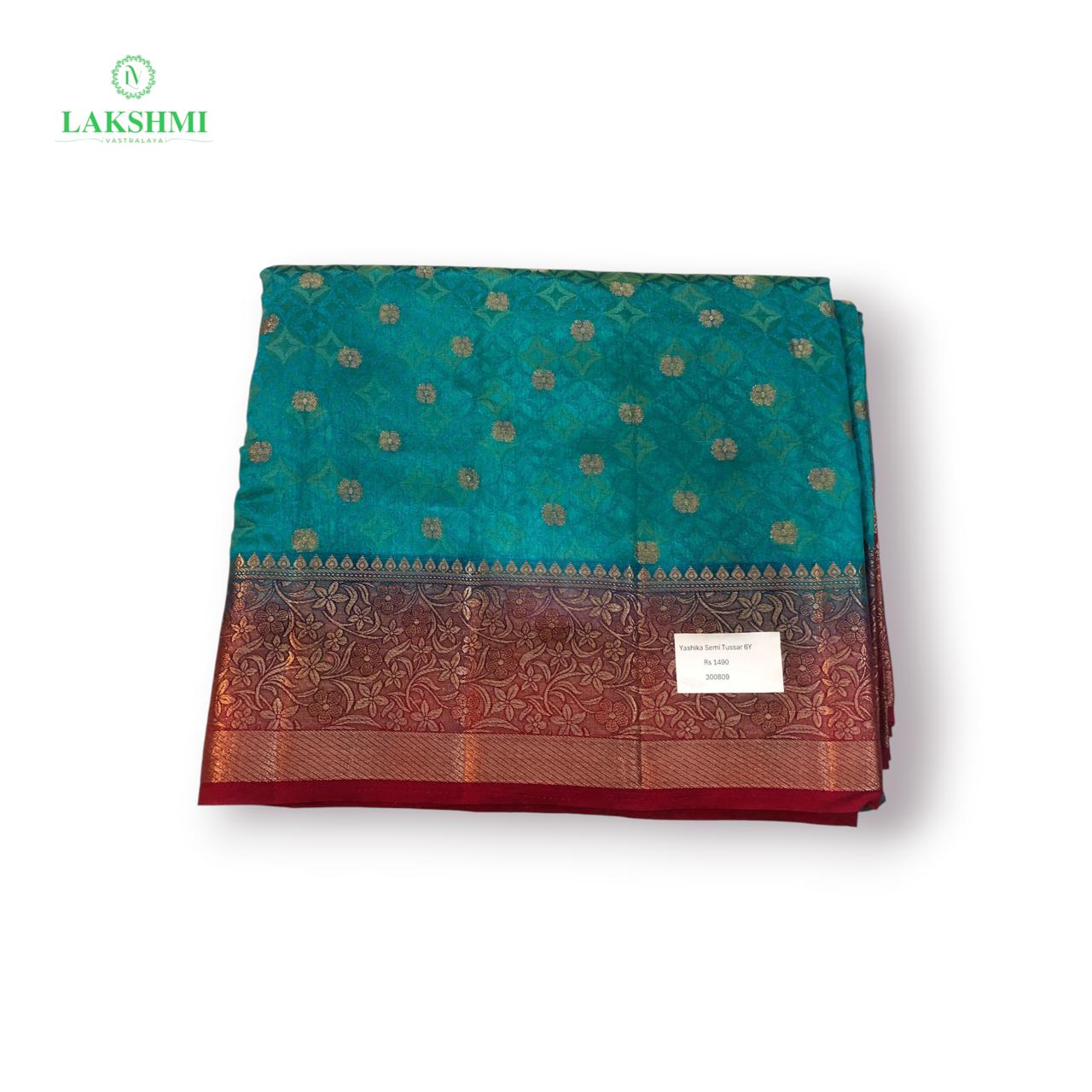 Yashika – Semi Tussar | 6 Yards 300809