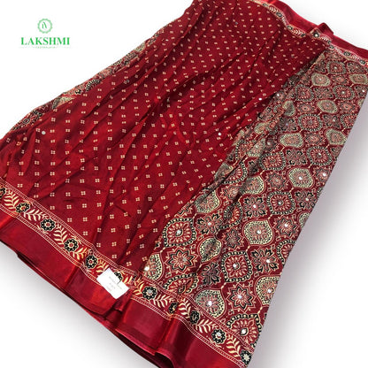 Aina – Semi Modal 6 Yards Saree 110802