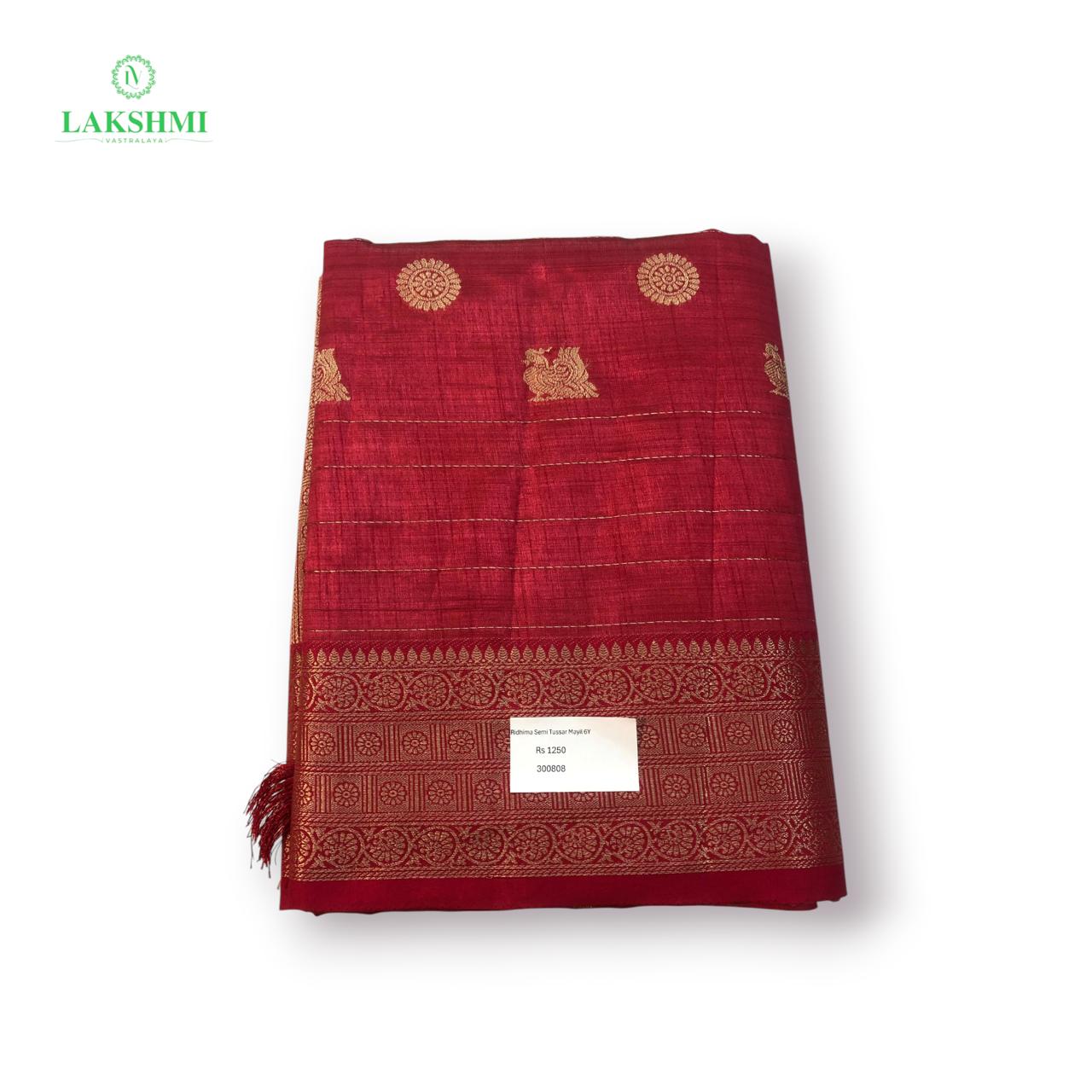 Ridhima – Semi Tussar Silk | 6 Yards 300808