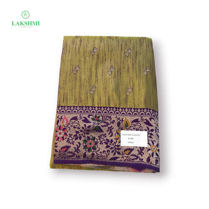 Iraavati – Semi Tussar with Thread Work 6 Yards 300805